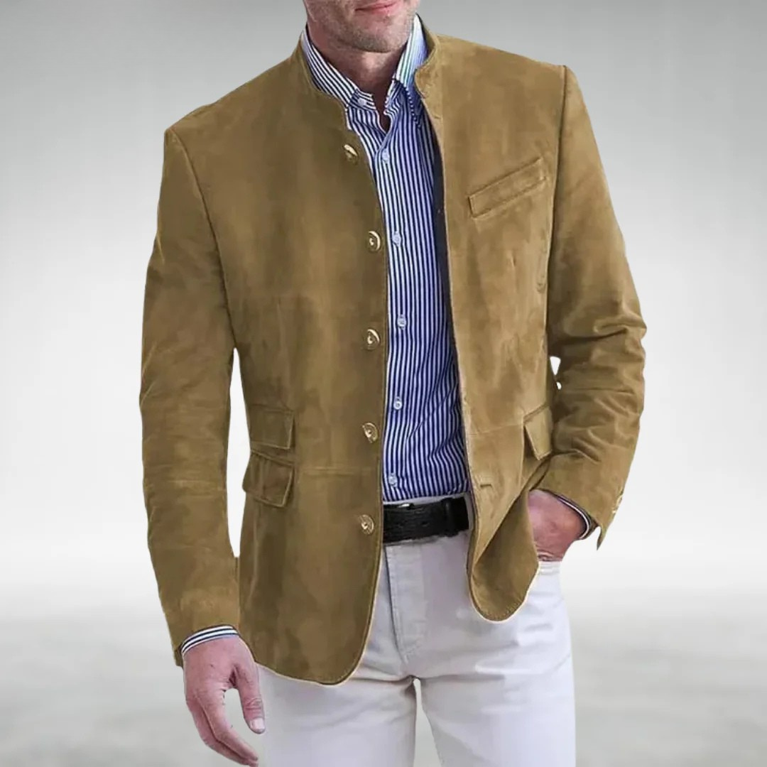 Linentra | Men's Suede Jacket