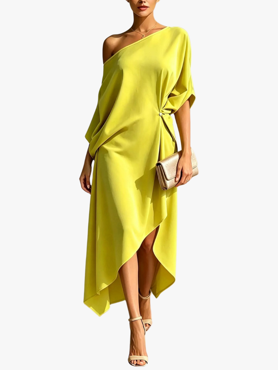 Linentra | Women's Asymmetric Dress