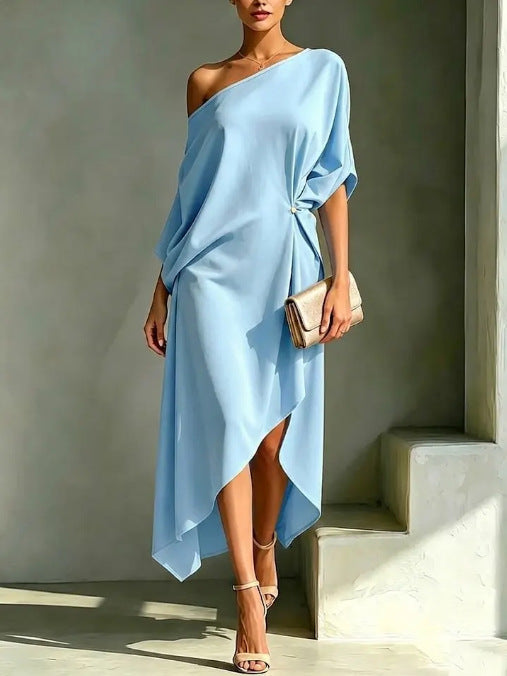 Linentra | Women's Asymmetric Dress