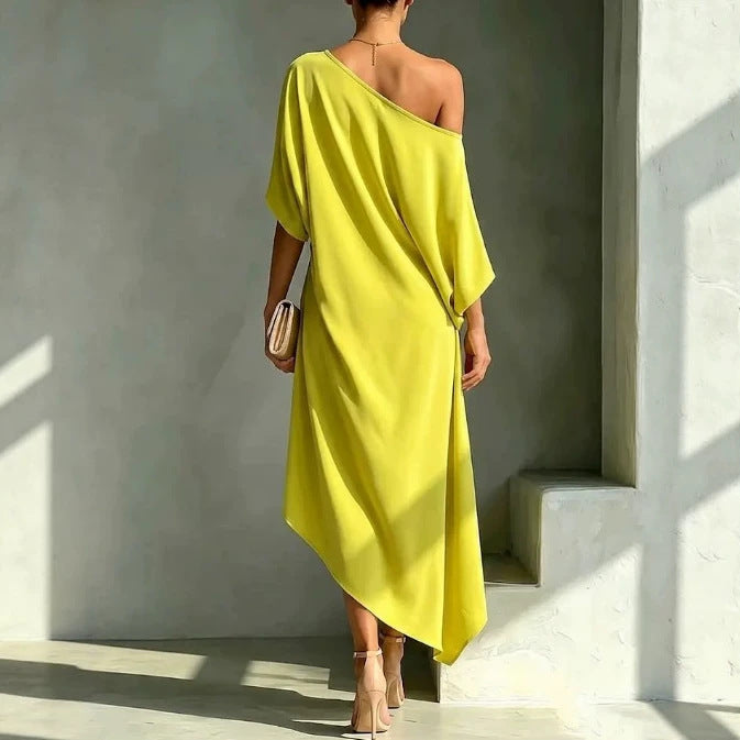 Linentra | Women's Asymmetric Dress
