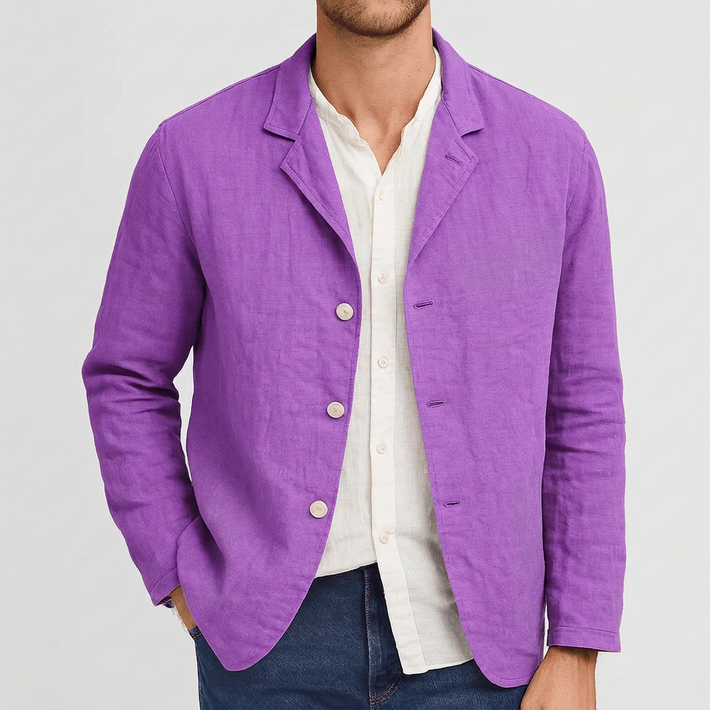 Linentra | Men's Lightweight Cotton Blazer