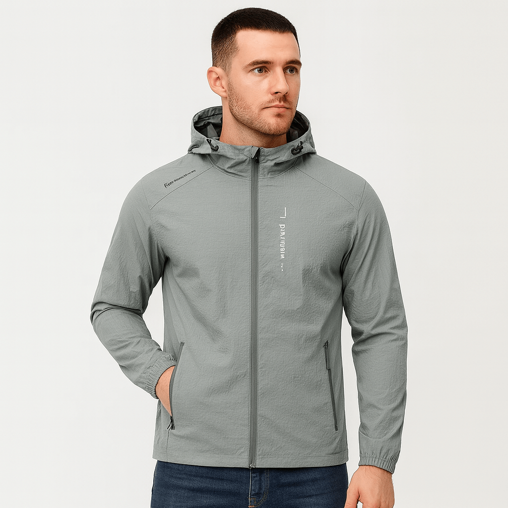 Linentra | Lightweight jacket with adjustable hood