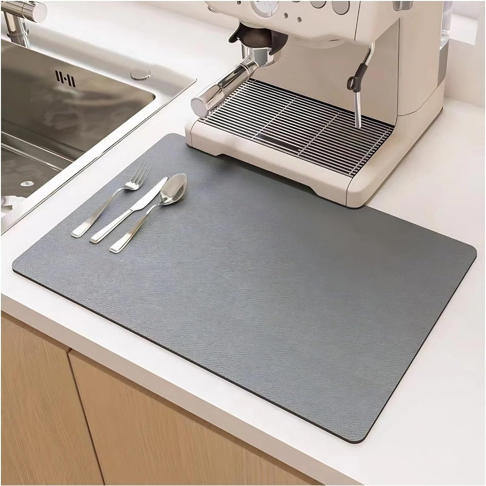 Linentra | Absorbent Kitchen Dish Drying Mat
