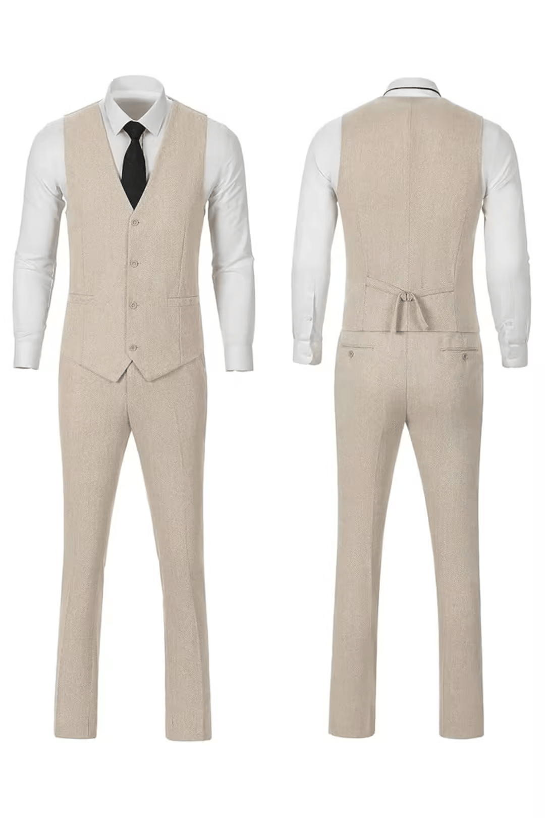 Linentra | Men's Herringbone Suit