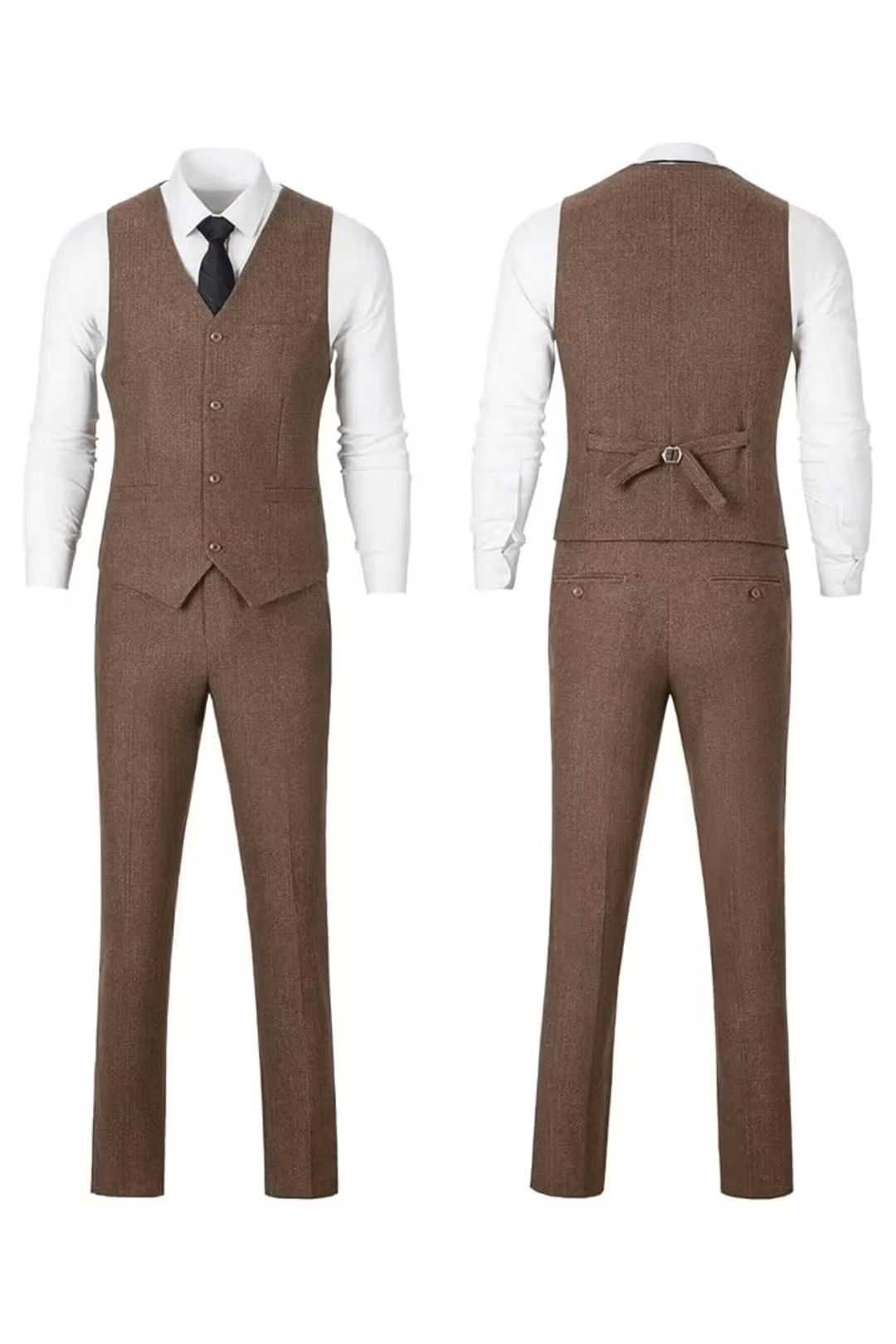 Linentra | Men's Herringbone Suit