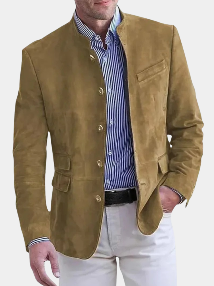Linentra | Men's Suede Jacket