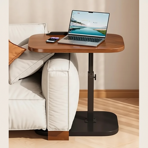 Linentra | Height-Adjustable C-Shaped Side Table
