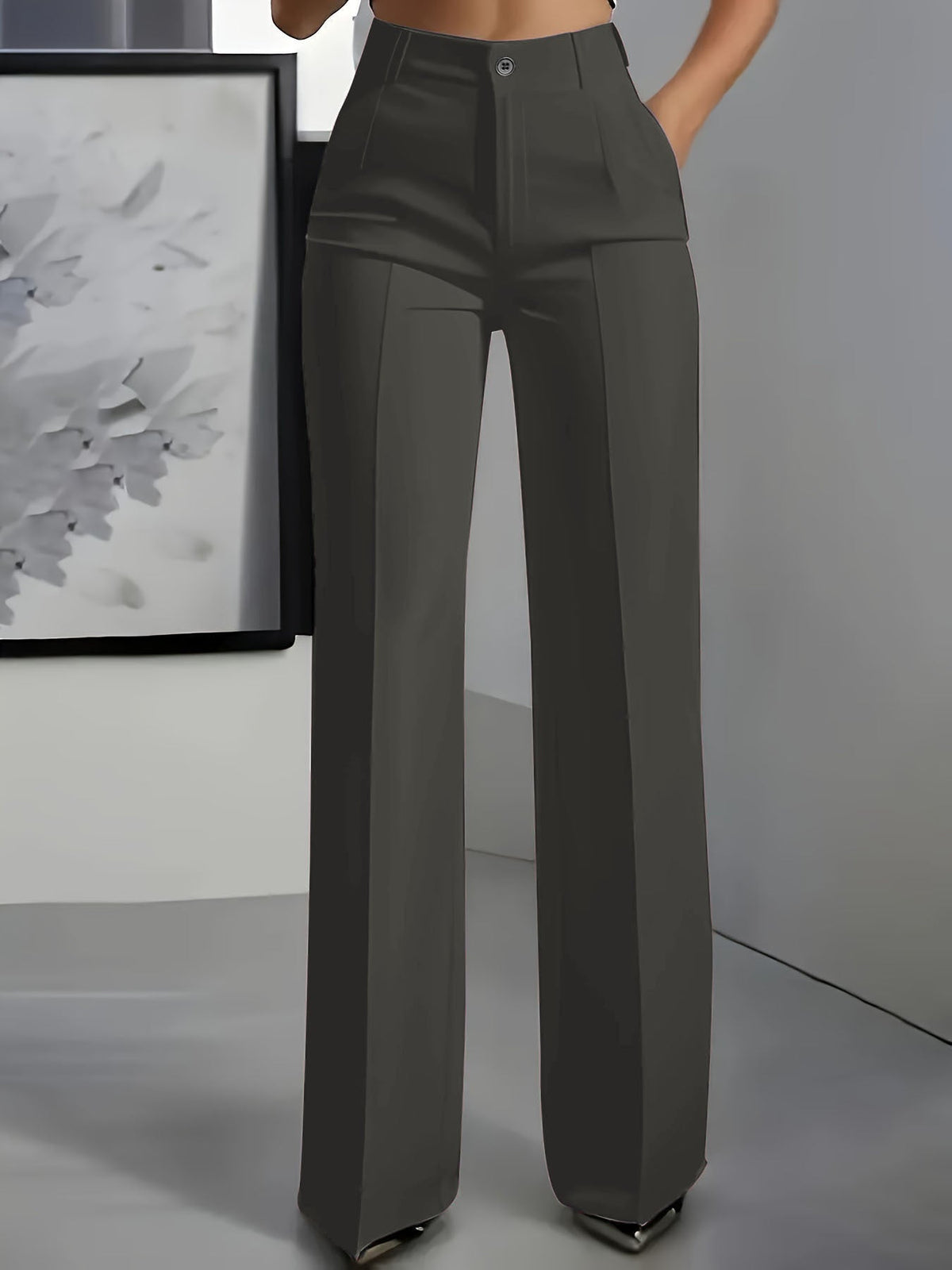 Linentra | Women's High-Rise Pants