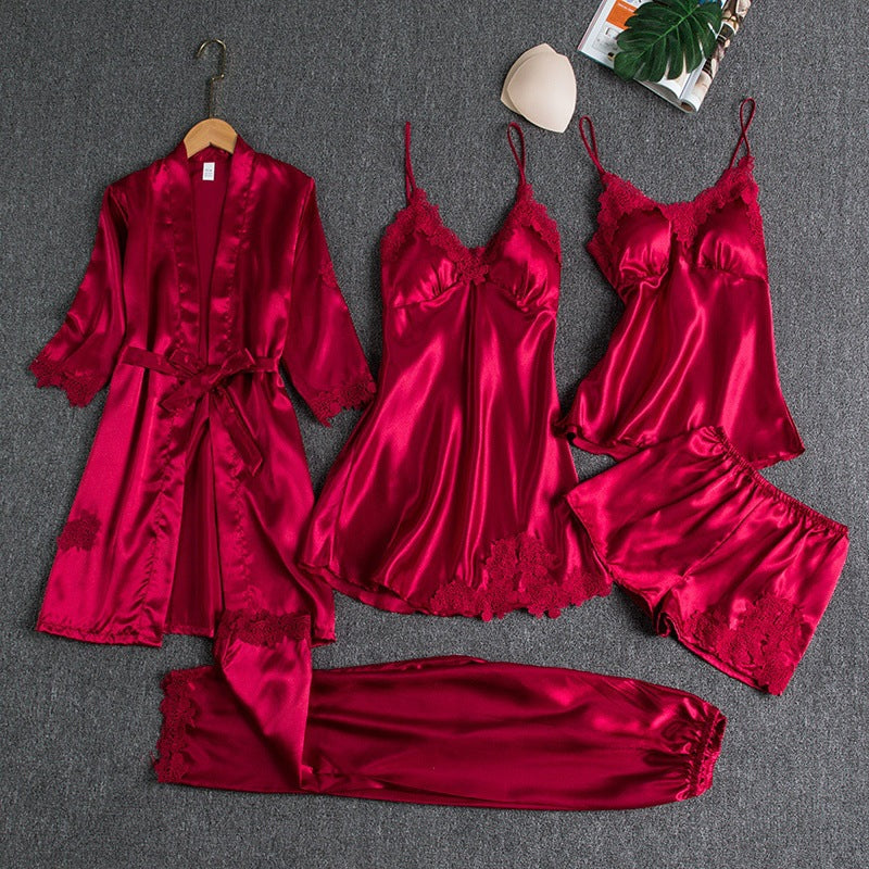 Linentra | Women's Satin Pyjama Set