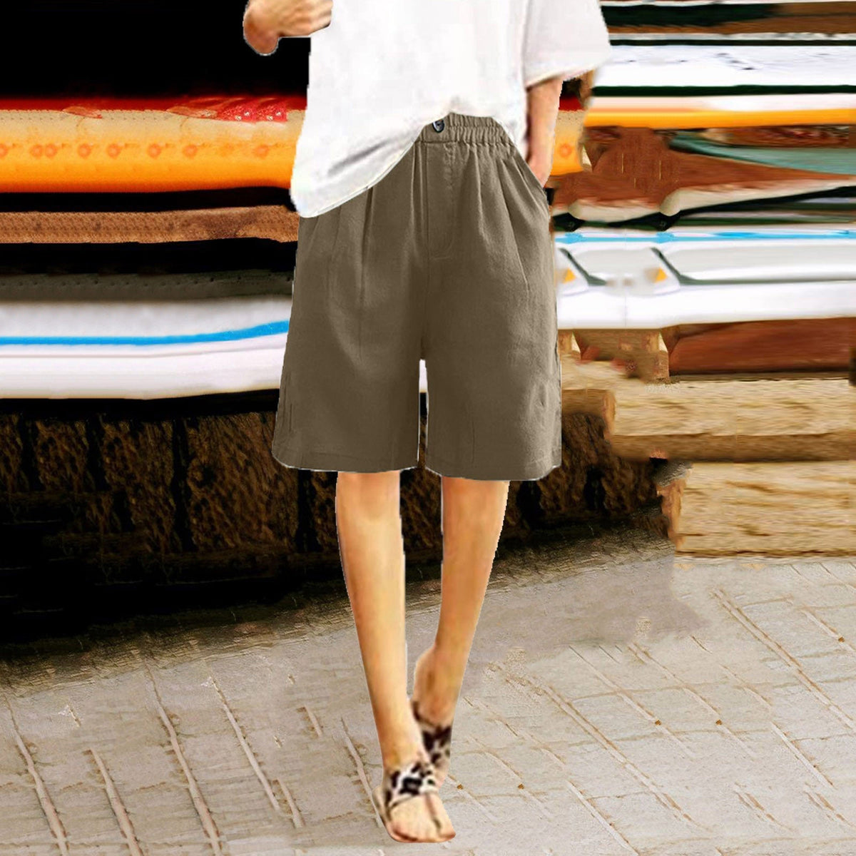 Linentra | Women's Relaxed Shorts