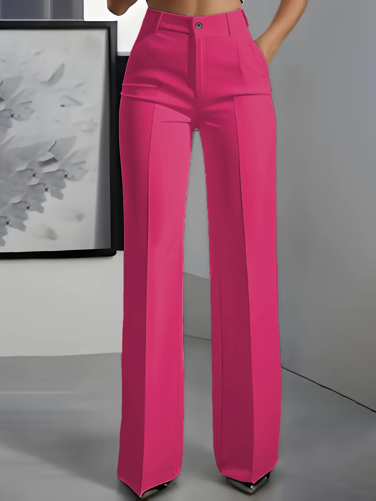 Linentra | Women's High-Rise Pants