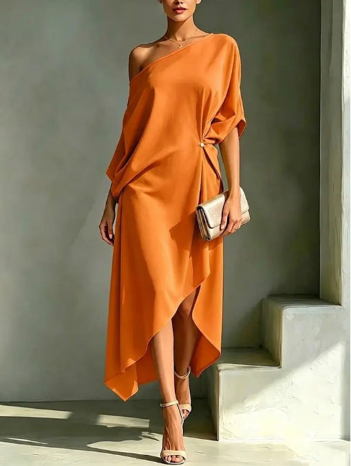 Linentra | Women's Asymmetric Dress