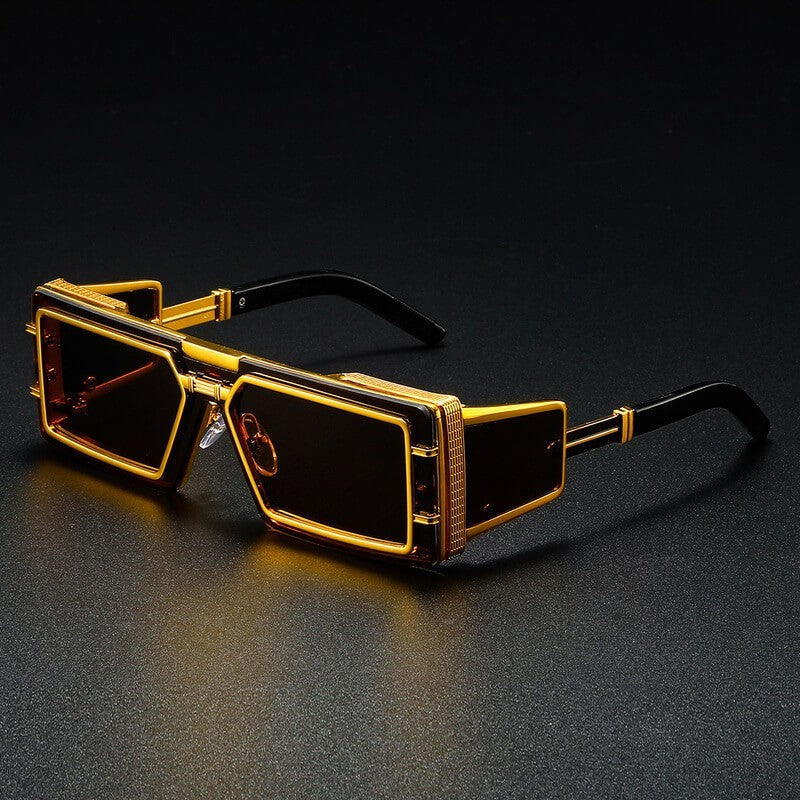Linentra | Men's Geometric UV400 Sunglasses