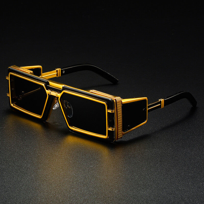 Linentra | Men's Geometric UV400 Sunglasses