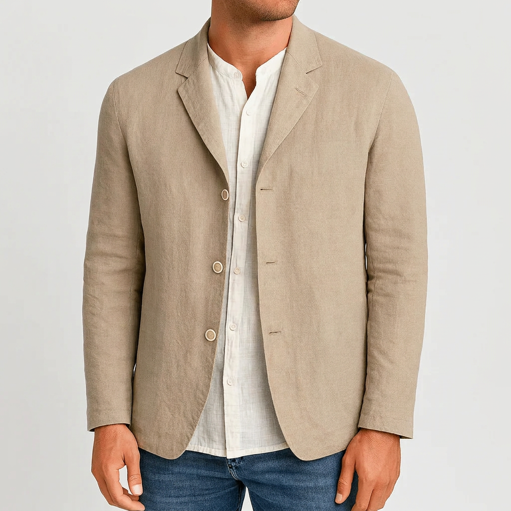 Linentra | Men's Lightweight Cotton Blazer