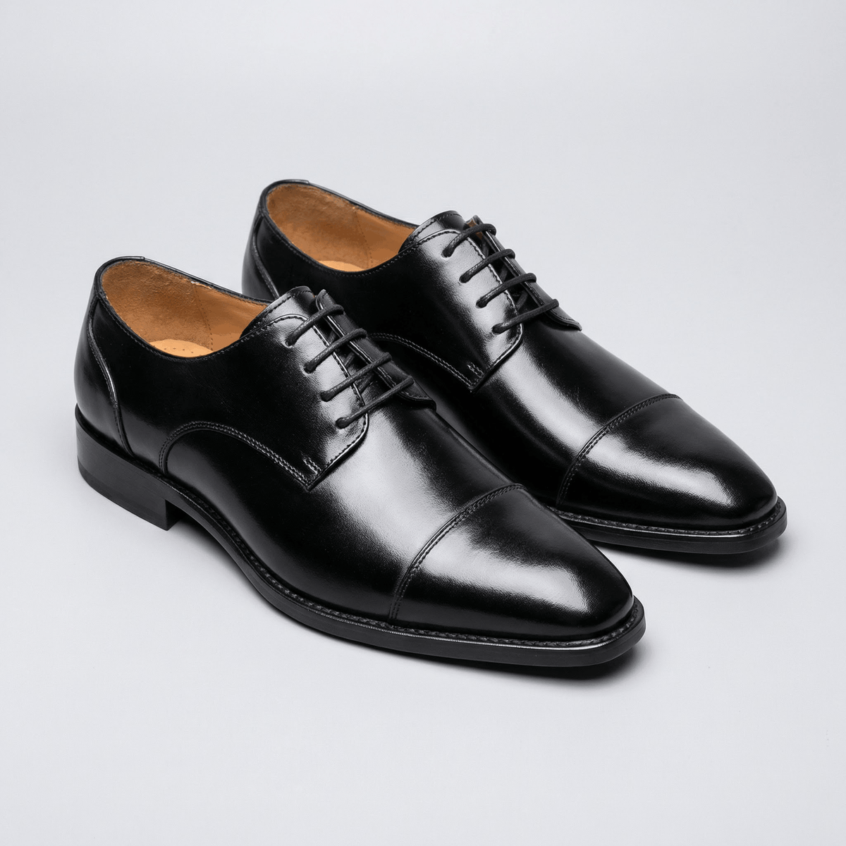 Linentra | Men's Leather Oxford Shoes