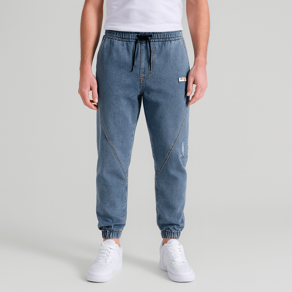 Linentra | Breathable stretch pants with elastic waistband