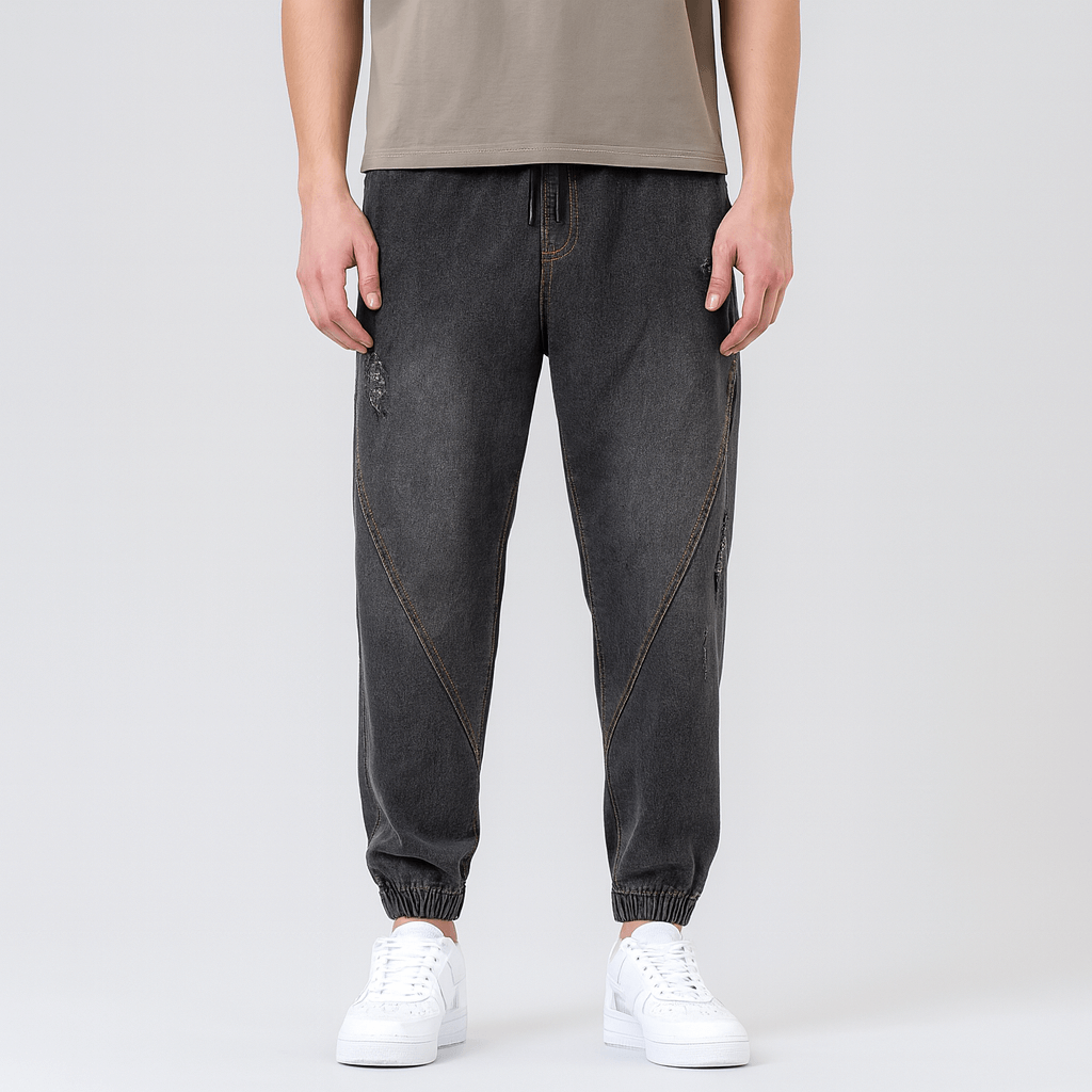 Linentra | Breathable stretch pants with elastic waistband