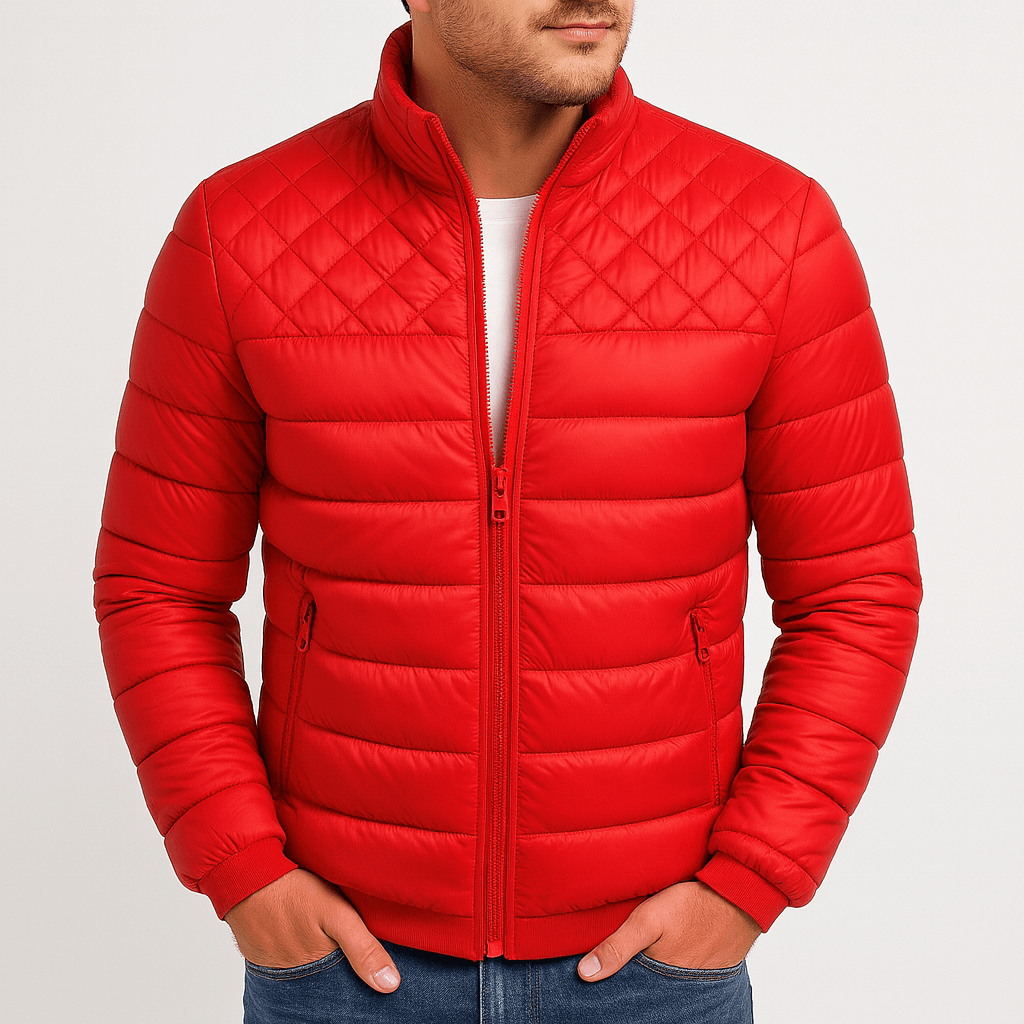 Linentra | Insulated down jacket with practical pockets