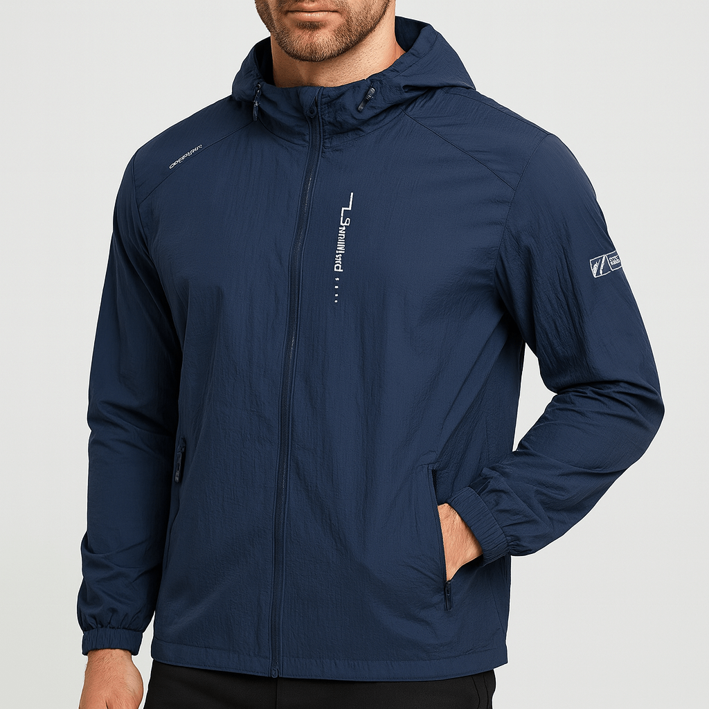 Linentra | Lightweight jacket with adjustable hood