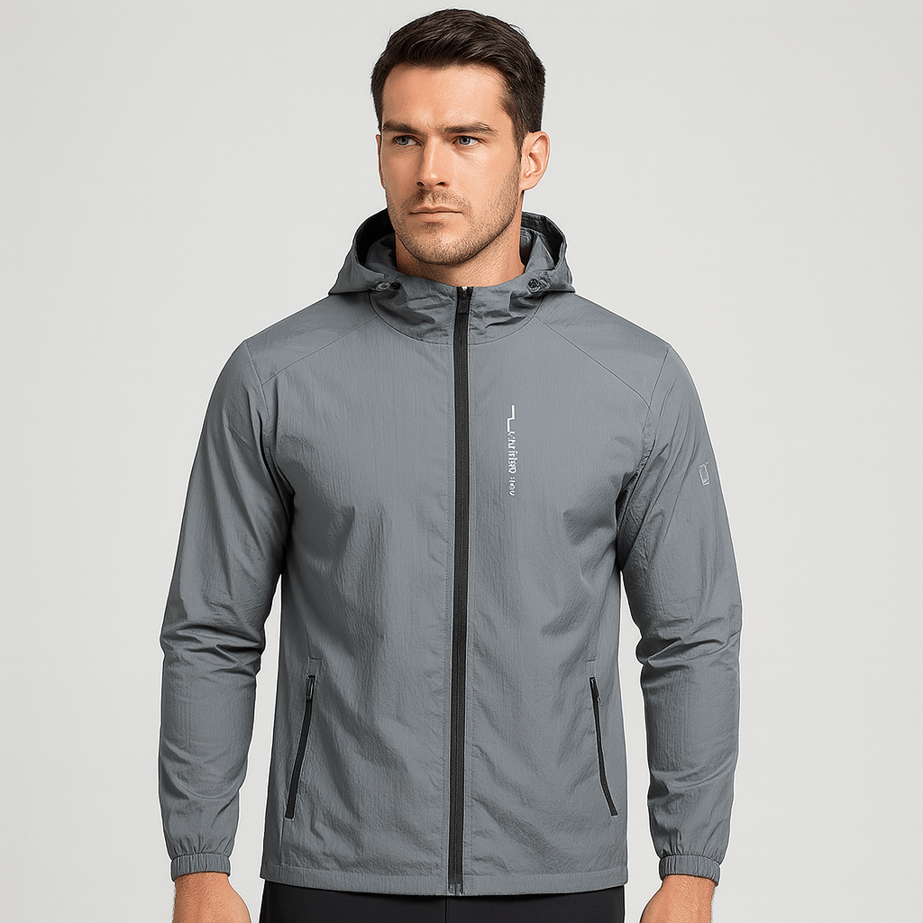 Linentra | Lightweight jacket with adjustable hood
