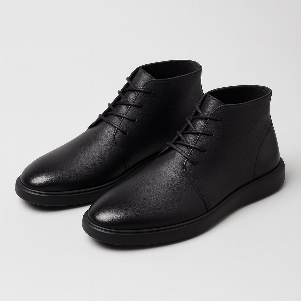 Linentra | Smooth leather lace-up shoes