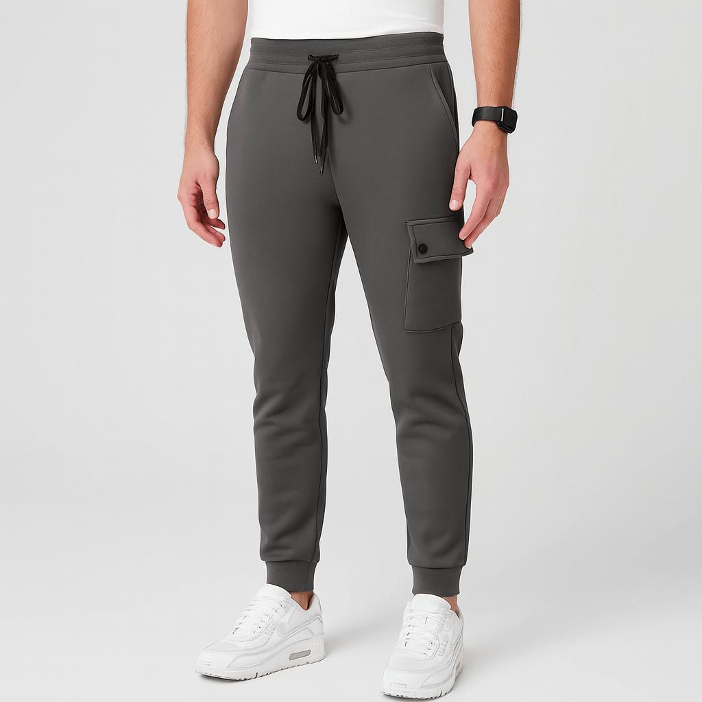 Linentra | Stretchy sweatpants with pocket