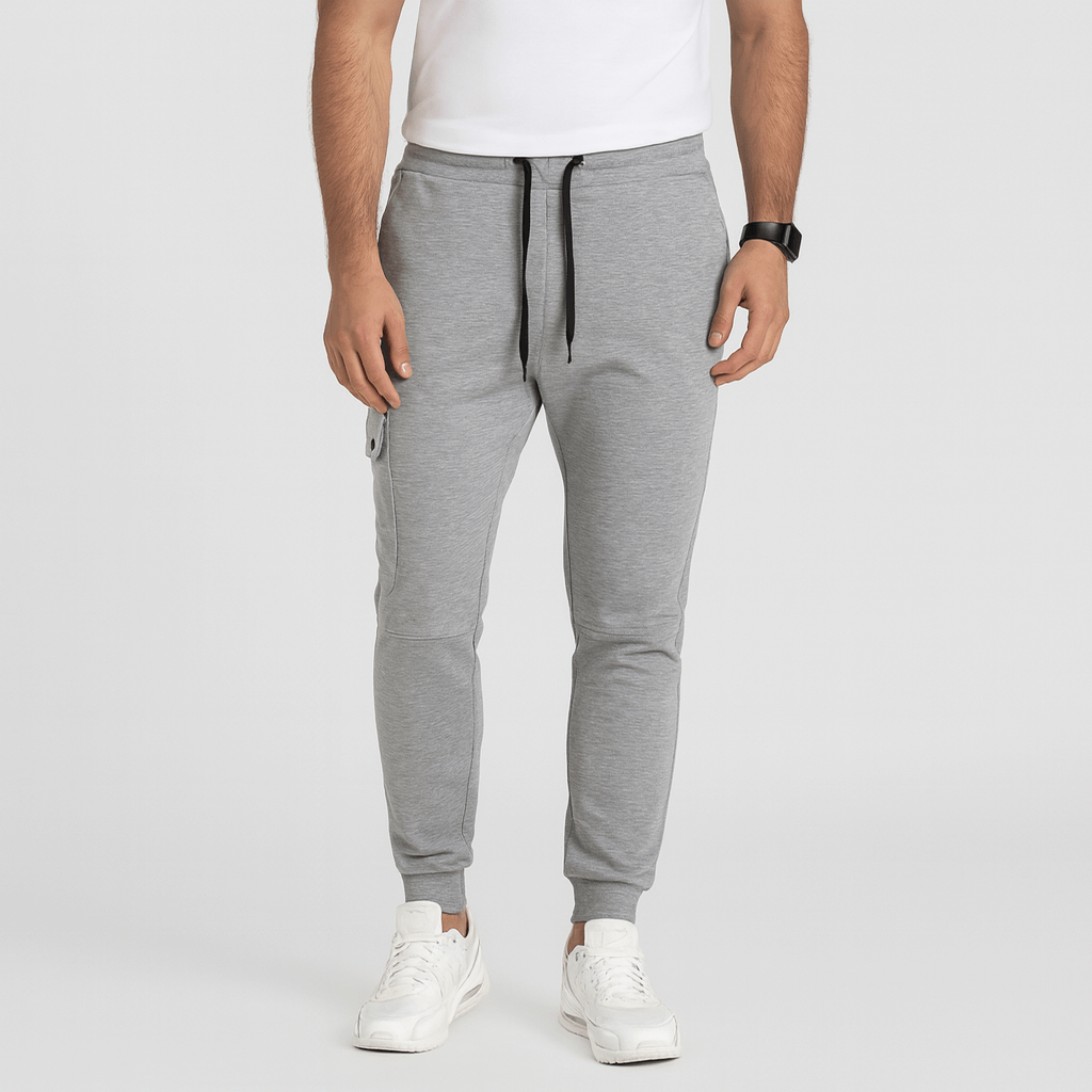 Linentra | Stretchy sweatpants with pocket