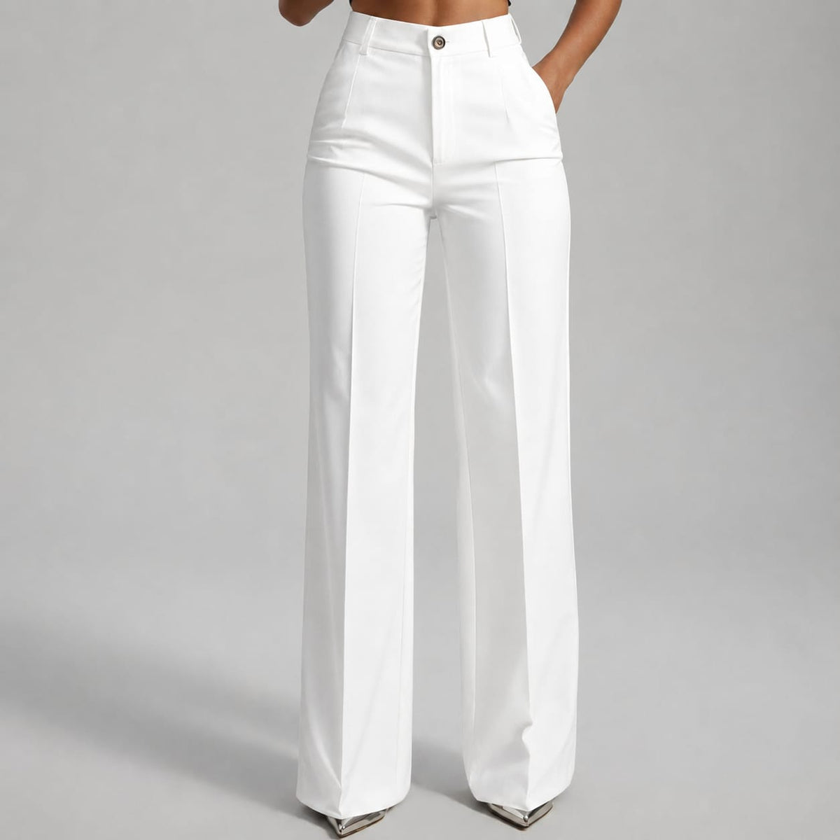 Linentra | Women's High-Rise Pants