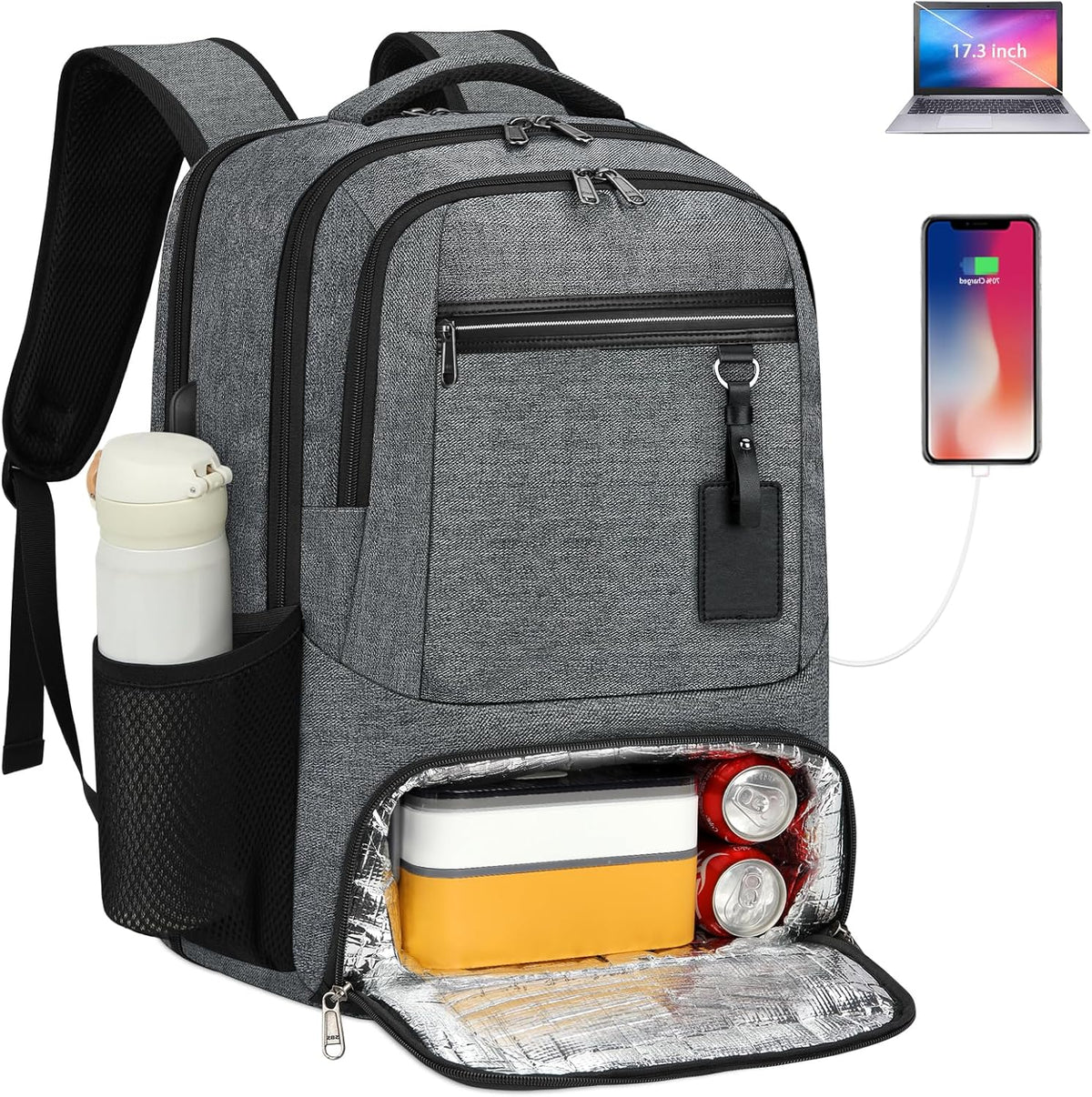 Linentra | Laptop Backpack with USB Port