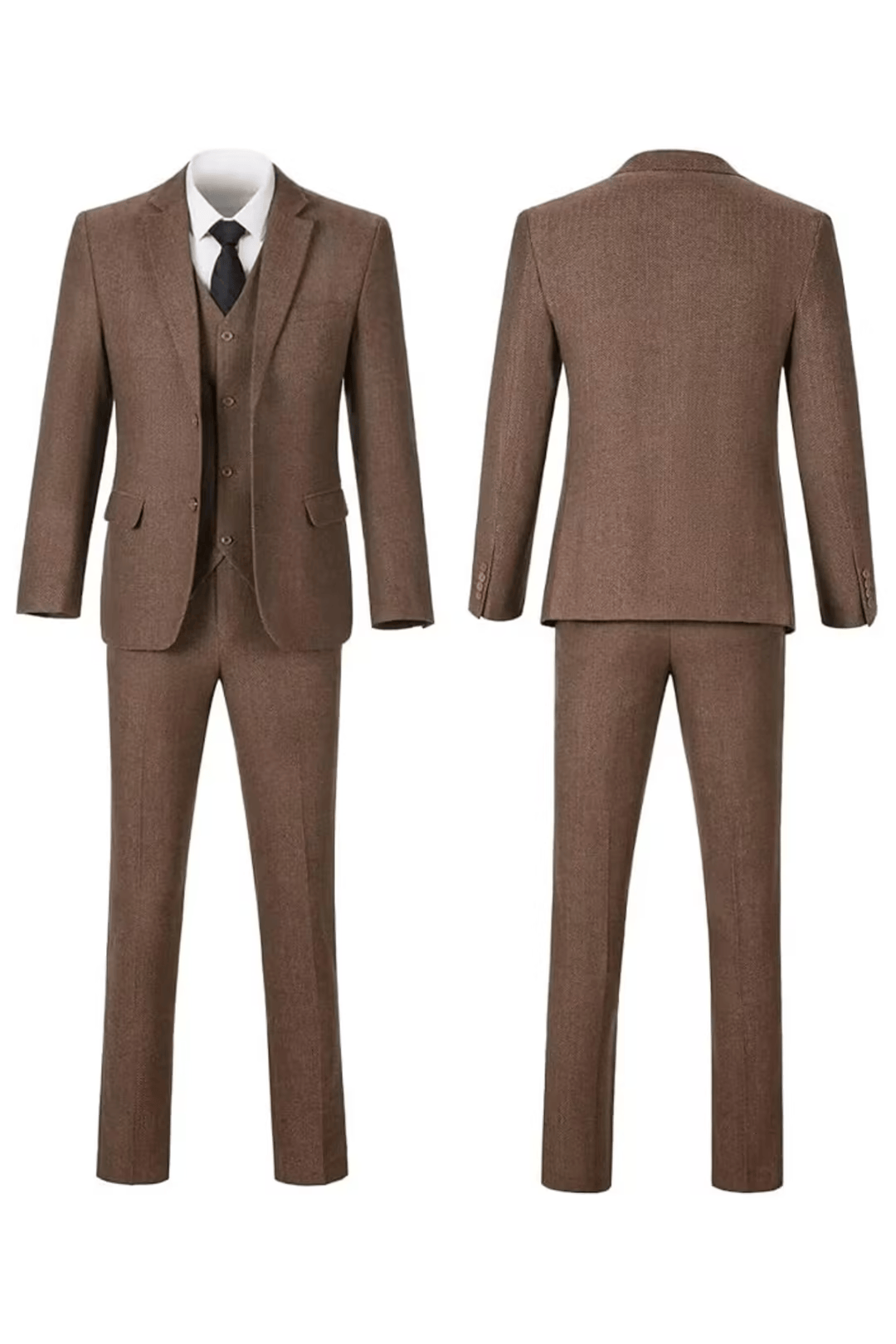 Linentra | Men's Herringbone Suit