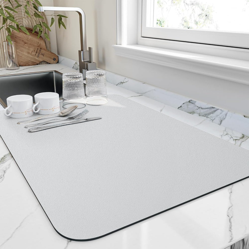 Linentra | Absorbent Kitchen Dish Drying Mat